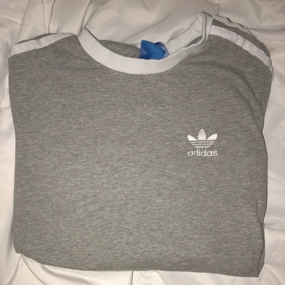 adidas Tops - Gray Adidas long sleeve.